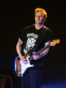 Pearl Jame lead guitar Mike McCready performs in 2009