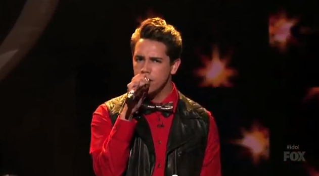 Photo via YouTube screen shot from the American Idol channel